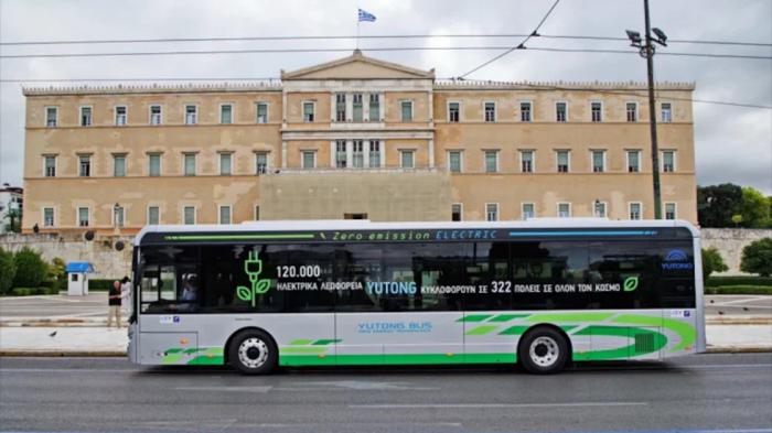 Η Yutong κυρίαρχος στα ηλεκτρικά λεωφορεία της Αθήνας: Νέα παραγγελία 125 οχημάτων