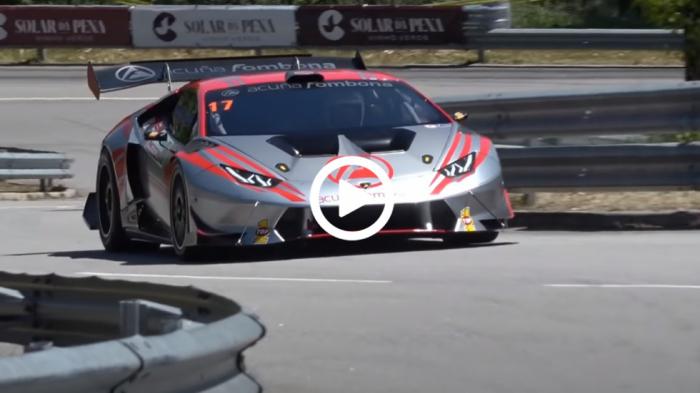 70χρονος «στίβει» Lamborghini Huracan σε ανάβαση