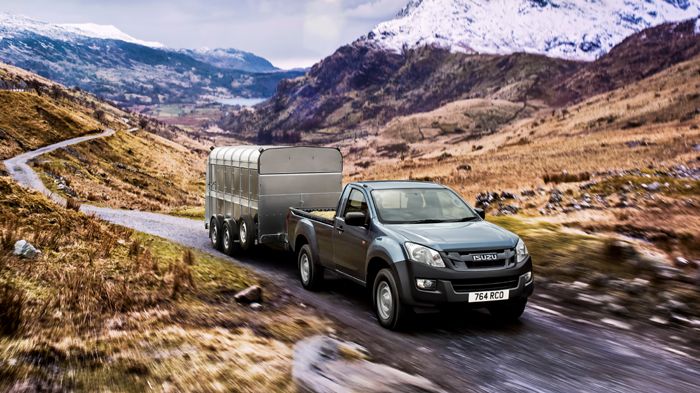 Το D-Max με ελκτική ικανότητα 3,5t.
