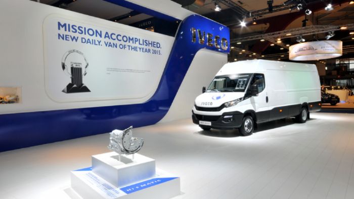Το νέο Iveco Daily Hi-Matic στις Βρυξέλλες Το νέο Iveco Daily Hi-Matic στις Βρυξέλλες