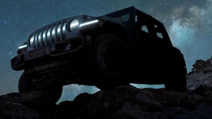 Η teaser εικόνα της Jeep αναφορικά με το ηλεκτρικό Wrangler.