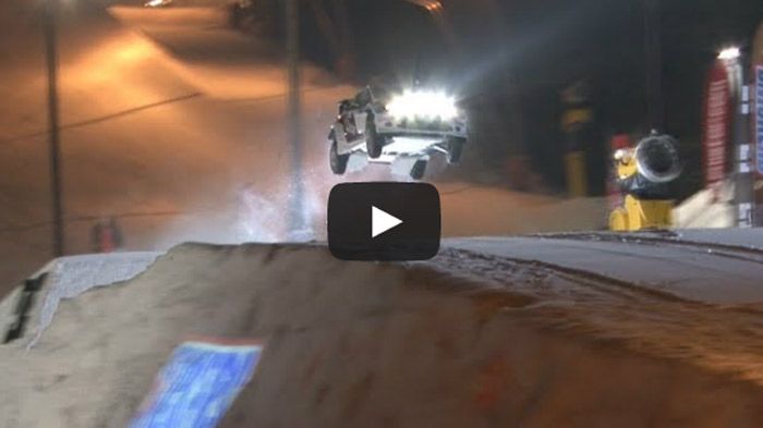 Το ρεκόρ είναι 82 μέτρα από τον Travis Pastrana, αλλά ο Ostberg έχει το ρεκόρ σε χιονισμένο τερέν.
