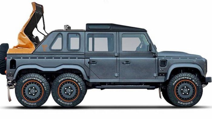 Το όνομα του είναι Flying Huntsman 6x6 Soft Top. Το όνομα του είναι Flying Huntsman 6x6 Soft Top.