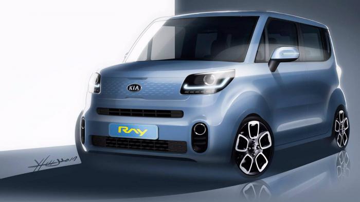 Πηγές αναφέρουν ότι το νέο Kia Ray θα προσφερθεί σε βενζίνη με ένα 3κύλινδρο 1.000άρι μοτέρ ή σε αμιγώς ηλεκτρική έκδοση χάρη σε ένα ηλεκτροκινητήρα 67 ίππων.