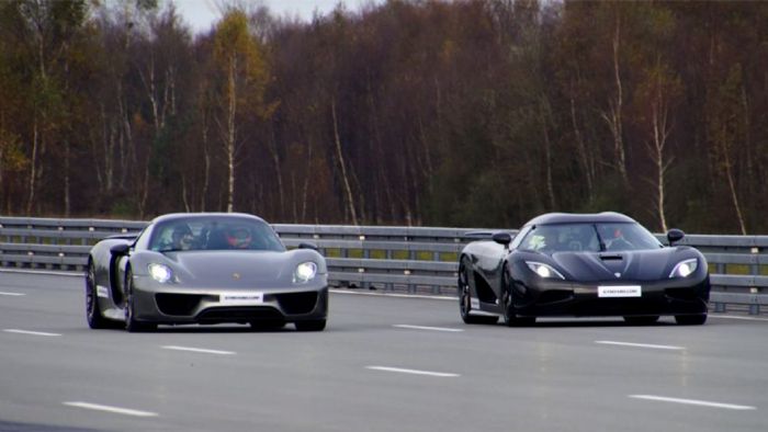 Koenigsegg Vs Porsche