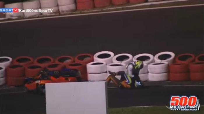 Τρελό ξύλο σε αγώνα Kart (+vid)