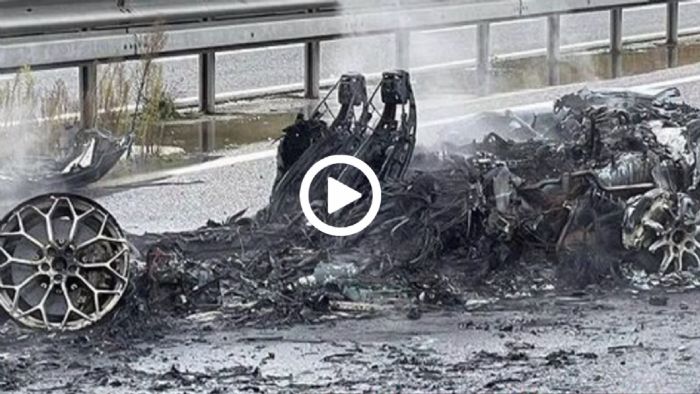 Έγιναν «τούρτα» με 300 km/h - Στάχτη η Lambo των 300.000€ Έγιναν «τούρτα» με 300 km/h - Στάχτη η Lambo των 300.000€