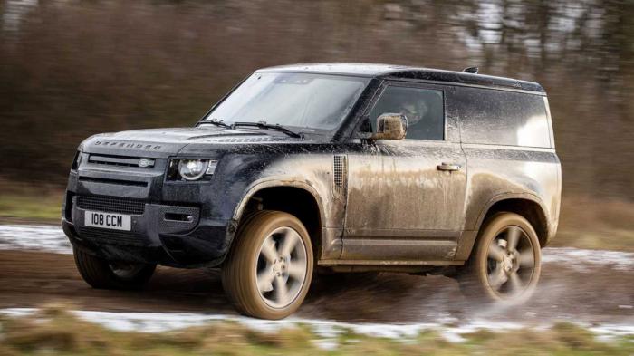 Βλέπετε το τρέχον Land Rover Defender.