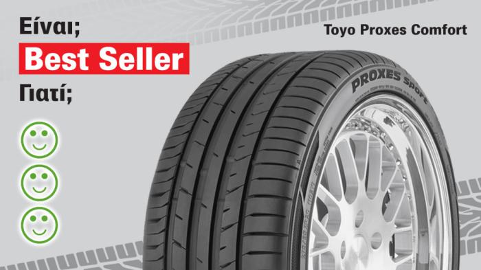 Why is Proxes Comfort the best seller tire of Toyo;