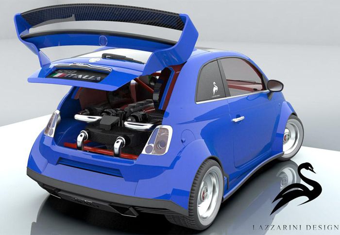 Fiat 500 με μοτέρ Ferrari; Fiat 500 με μοτέρ Ferrari;