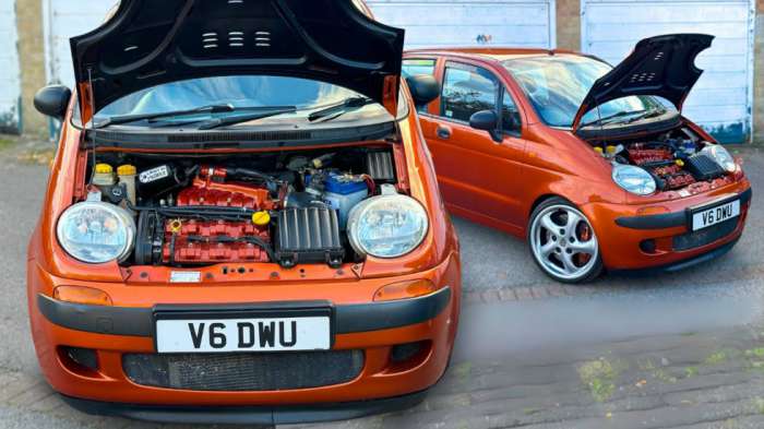 Daewoo Matiz «φόρεσε» V6 κινητήρα! Daewoo Matiz «φόρεσε» V6 κινητήρα!