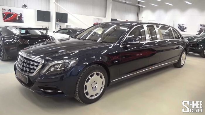 Η προ- ανανέωσης Mercedes-Maybach S600 Pullman.