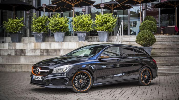 Mercedes CLA A45 AMG SB OrangeArt