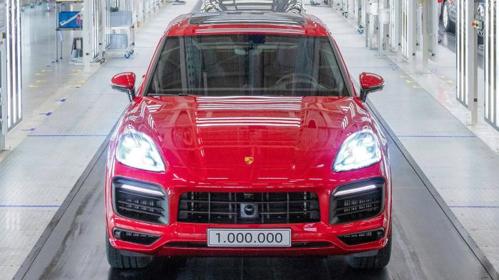 H εκατομμυριοστή μονάδα της Porsche Cayenne.