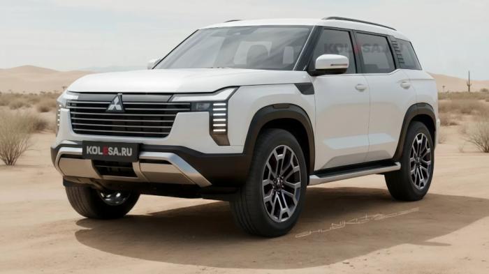 Mitsubishi Pajero 2026: Μετά το teaser, οι πρώτες ψηφιακές εικόνες της νέας γενιάς