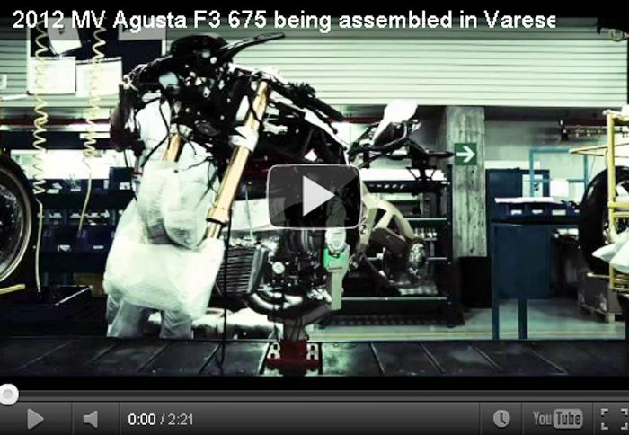 Ξεκίνησε η παραγωγή της MV Agusta F3 Ξεκίνησε η παραγωγή της MV Agusta F3