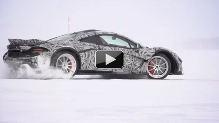 McLaren P1: Παιχνίδι στο χιόνι…