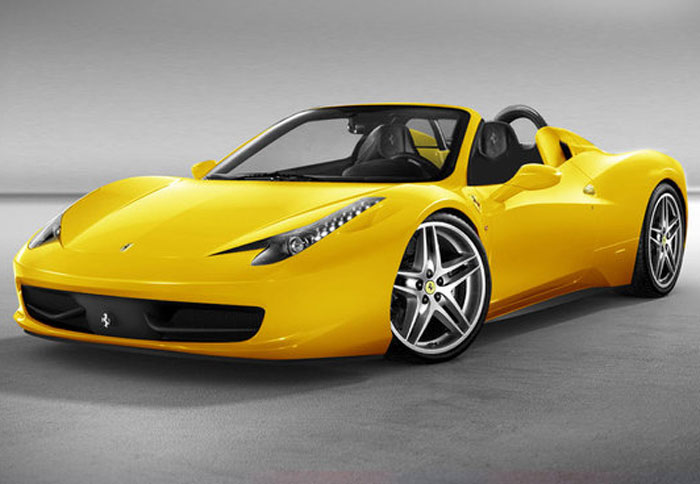 Το 2012 η ανοικτή Ferrari 458 Italia 