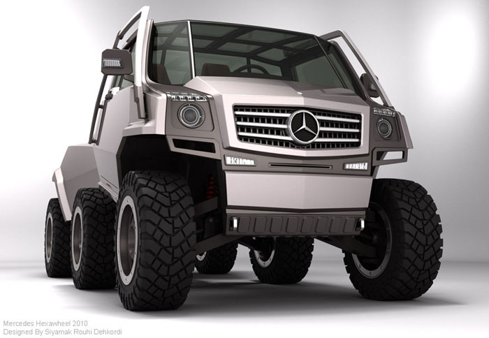 Mercedes «Hexawheel» concept 