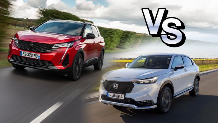 Υβριδικό Honda HR-V ή hi-tech Peugeot 3008 στα ίδια περίπου λεφτά;