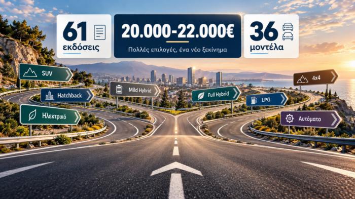 ���������� ��� 20-22.000�: 36 �������, 5 ������� & SUV ��� ���� ������