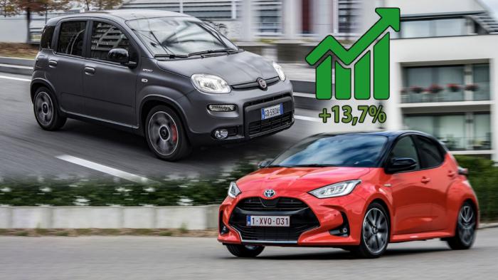 Πρώτη η Toyota και τον Ιούλιο, best seller το Fiat Panda