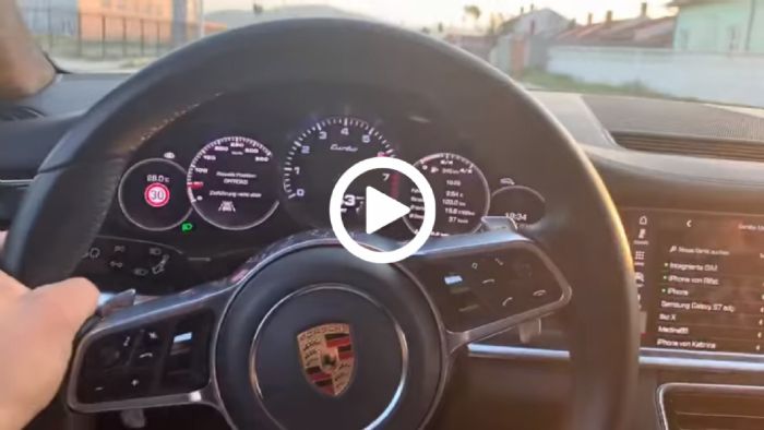 Porsche Panamera Turbo «ξεκολλάει» με launch control