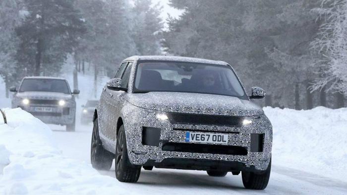 Η δεύτερη γενιά του Range Rover Evoque της Land Rover έχει εντοπιστεί από τους κατασκοπευτικούς φωτογραφικούς φακούς.