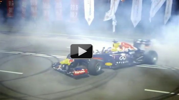 Ο Ricciardo στους δρόμους με την RB7