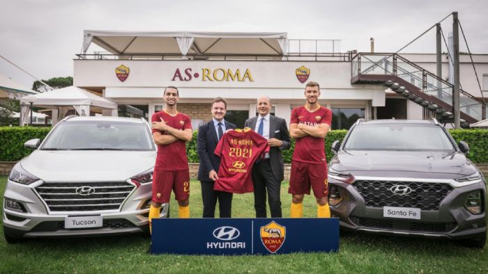 Χορηγός της Roma η Hyundai Χορηγός της Roma η Hyundai