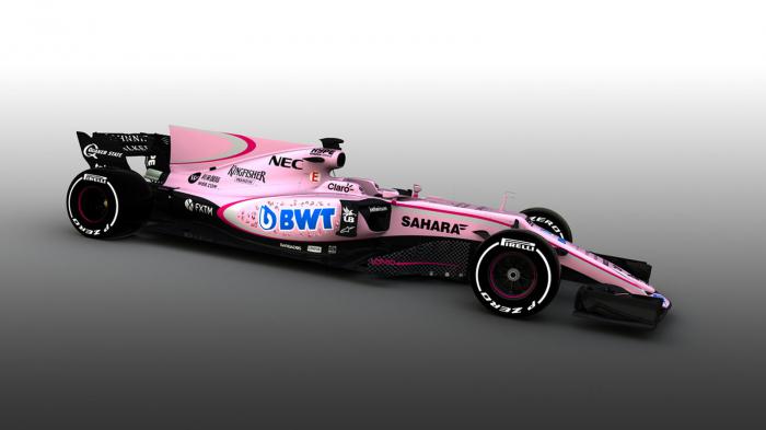 Η Force India βάφτηκε ροζ Η Force India βάφτηκε ροζ