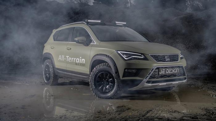 «Τούμπανο» έκαναν ένα SEAT Ateca οι άνθρωποι της JE Design, δίνοντας μία άγρια off-road εμφάνιση στο ισπανικό SUV.