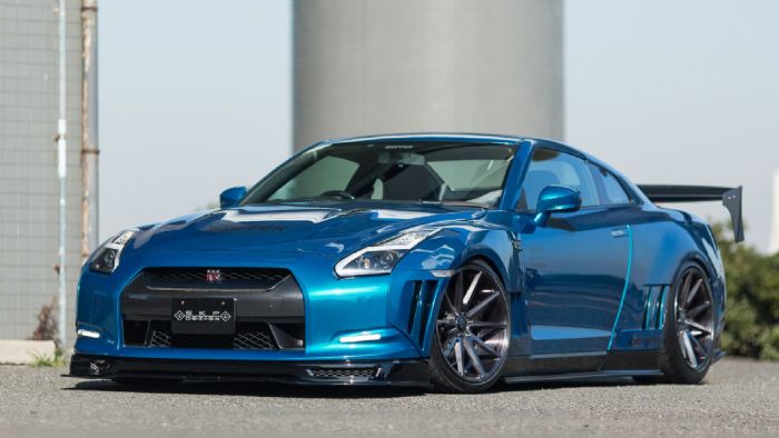 «Τουμπανιασμένο» GT-R (+video)