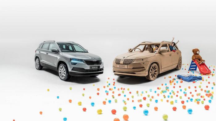 Μια νέα έκδοση του Skoda Karoq κατασκεύασε η αυτοκινητοβιομηχανία, η οποία ωστόσο διαφέρει από τις υπόλοιπες καθώς είναι κατασκευασμένη από χαρτόνι.