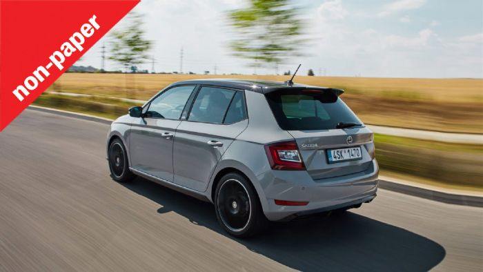 H Fabia παρότι ανανεώθηκε προσφάτως, είναι μια γενιά πίσω στο πάτωμα σε σχέση με τον ανταγωνισμό εντός VW group.