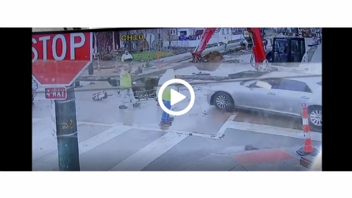 VIDEO: Δεν έπιαναν τα φρένα ή... τι;