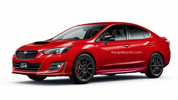Το νέο Subaru WRX (ψηφιακά επεξεργασμένη εικόνα) είναι 2,5 με 3 χρόνια μακριά, οπότε μάλλον θα παρουσιαστεί μετά την ανανέωση του Impreza.