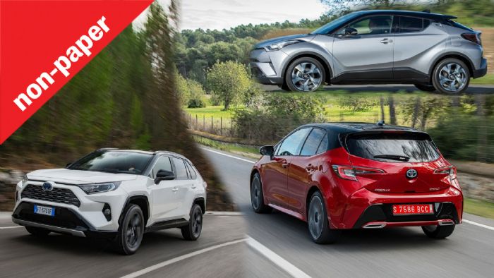Τα νέα C-HR, RAV4 & Corolla «μιλούν» τη νέα σχεδιαστική γλώσσα της Toyota.	