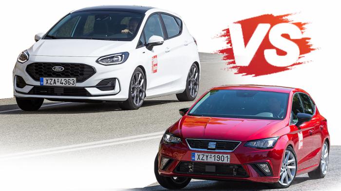 Απολαυστικά στο δρόμο & ετοιμοπαράδοτα: Ford Fiesta ή SEAT Ibiza;