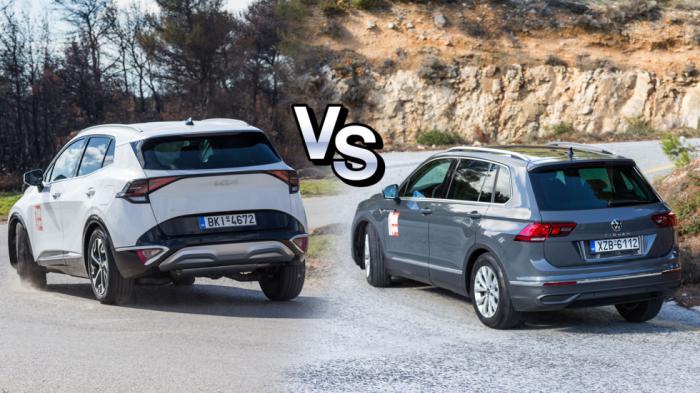 Super Συγκριτικό: Kia Sportage Vs Volkswagen Tiguan