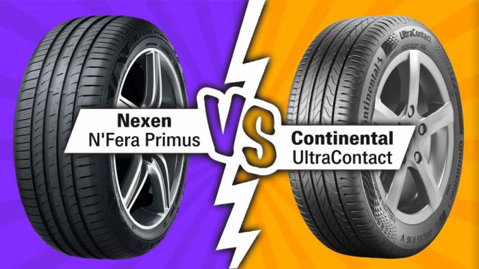 Nexen Vs Continental: Ν' Fera Primus ή UltraContact - Ποιο είναι καλύτερο;