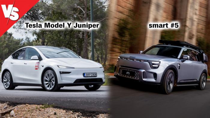 Ηλεκτρικές SUVάρες με χώρους & αυτονομία: smart #5 ή Tesla Model Y;