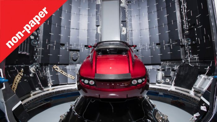 H Tesla έχει φτάσει μέχρι το διάστημα, με το διαστημικό πρόγραμμα του ιδιοκτήτη της, SpaceX.