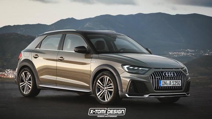 Στην εικόνα βλέπετε την πρόταση του ανεξάρτητου σχεδιαστή X-Tomi, αναφορικά με το επερχόμενο Audi A1 Allroad.
