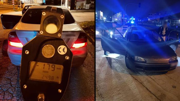 Χειροπέδες σε 2 οδηγούς - «Έτρεχαν» με 179 χλμ./ώρα σε δρόμο με όριο 80