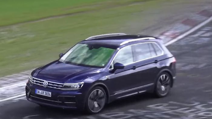 To VW Tiguan R «πιάστηκε» στο Ring (+vid)