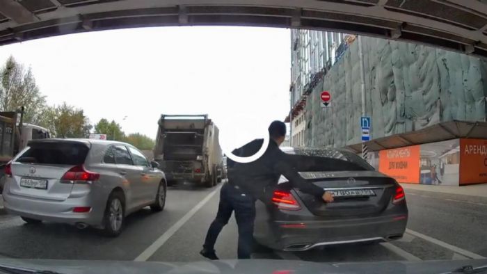Πρώτα αφαίρεσε τις πινακίδες του και μετά προσπέρασε παράνομα