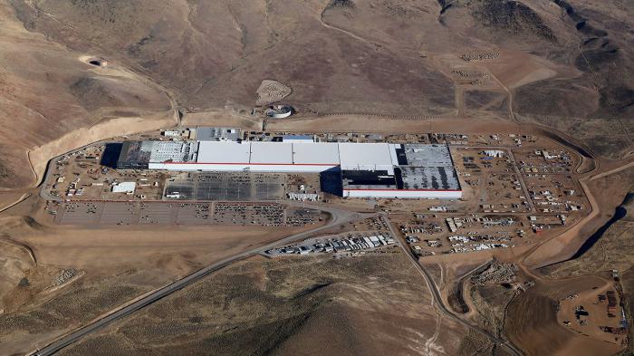 Το Gigafactory στη Νεβάδα των Η.Π.Α 