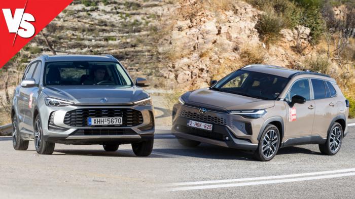 Best-seller SUV στη λιανική: MG ZS MAX Hybrid+ ή Toyota Corolla Cross;