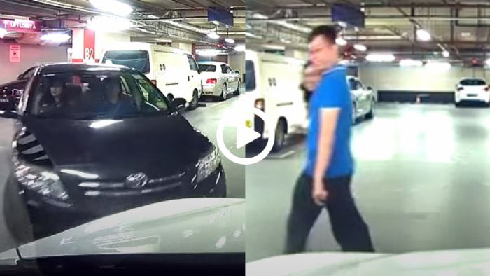 Τον τράκαραν και μετά έγιναν λαγουδάκια... χασκογελώντας